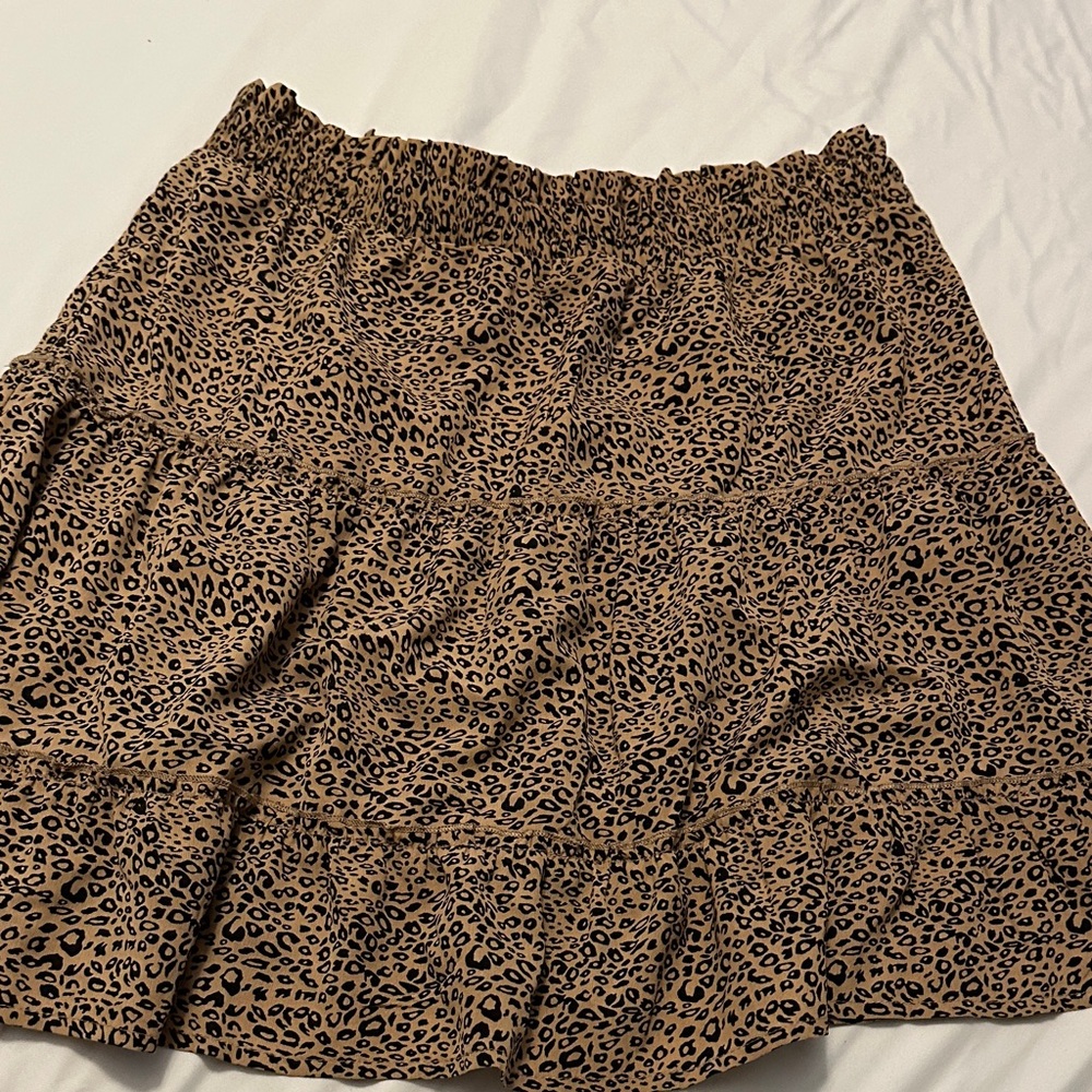 Potter's Pot Animal Print Mini Skirt
